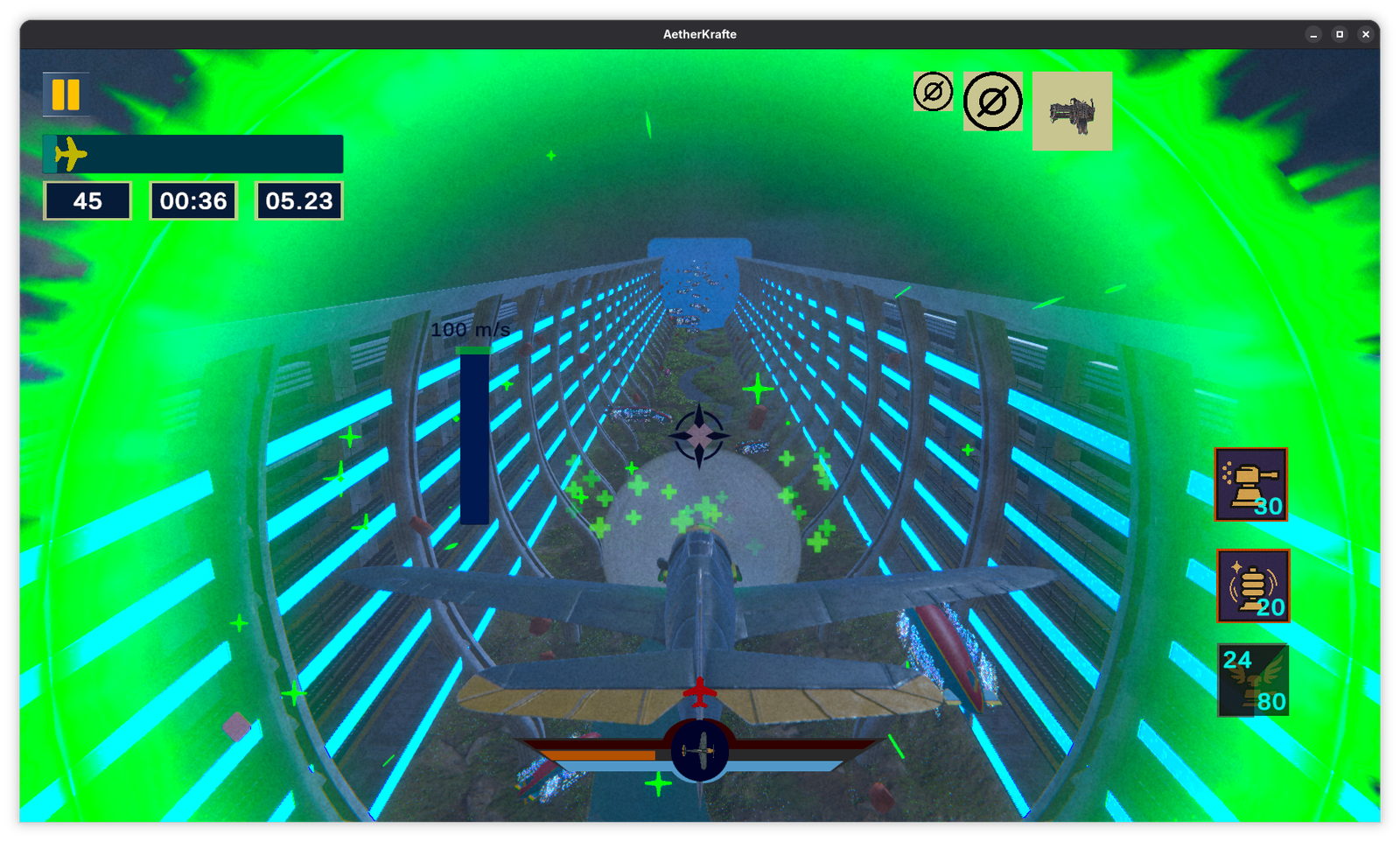 AetherKrafte gameplay screenshot focused on movement and readability